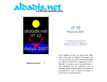 Tablet Screenshot of aldadis.net